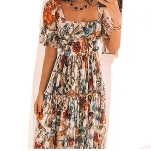 NWOT Floral Print Women's Dress